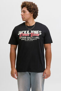Jack & Jones PLUS T-shirt b&aacute;sica manga curta