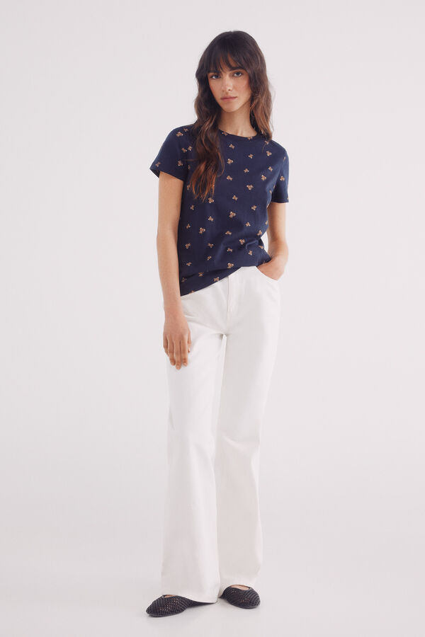 Springfield Graphic T-shirt motifs blue