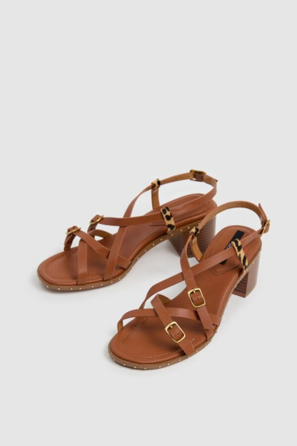 Pepe Jeans Sand&aacute;lias de tiras com fivela cru