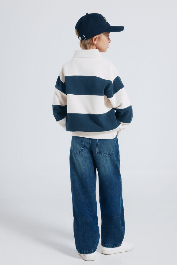 Springfield Kids Jeans reto para meninos azul