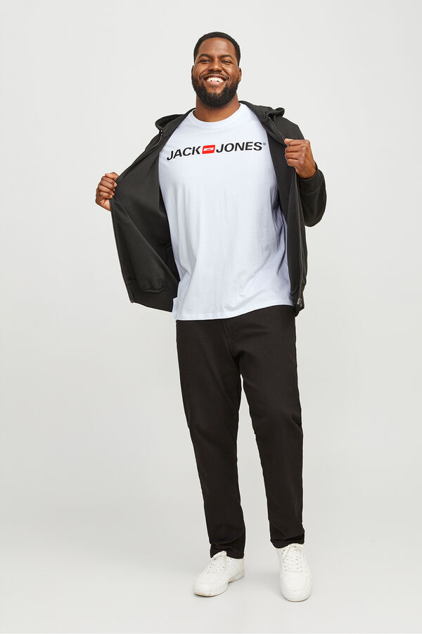 Jack & Jones PLUS Camiseta PLUS de corte regular branco