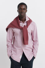 Springfield Camisa Oxford leve rosa