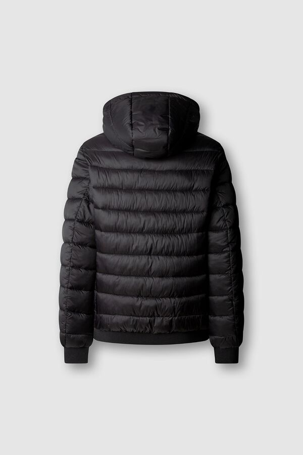 Pepe Jeans Casaco acolchoado com capuz preto