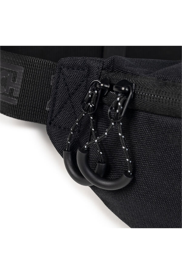 Munich Ri&ntilde;onera mediana con cierre en cremallera. negro