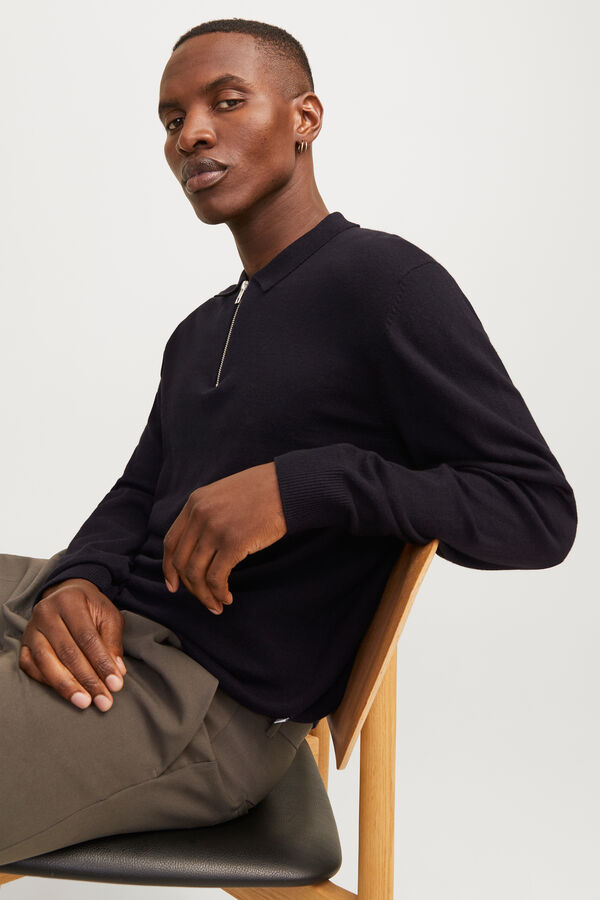 Jack & Jones Camisola de ajuste regular preto