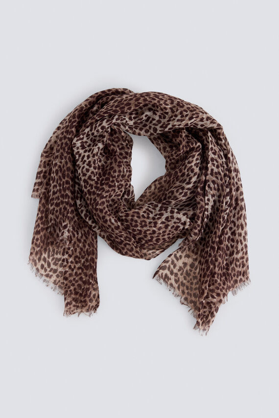Fular estampado manchas