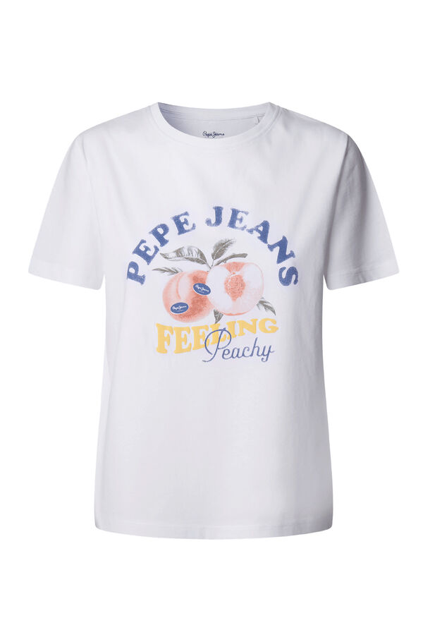 Pepe Jeans Camiseta Manga Curta Venusa branco