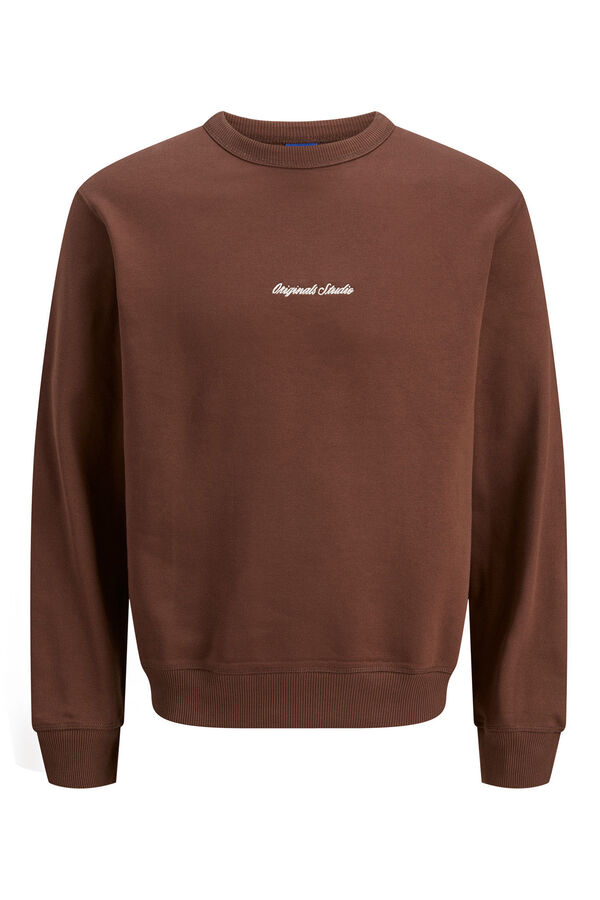 Jack & Jones Sweatshirt original do est&uacute;dio castanho