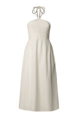 Pepe Jeans Vestido Longo Dorotha bege