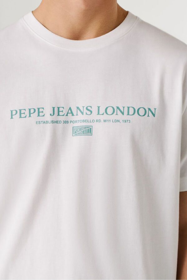 Pepe Jeans T-shirt manga curta branco