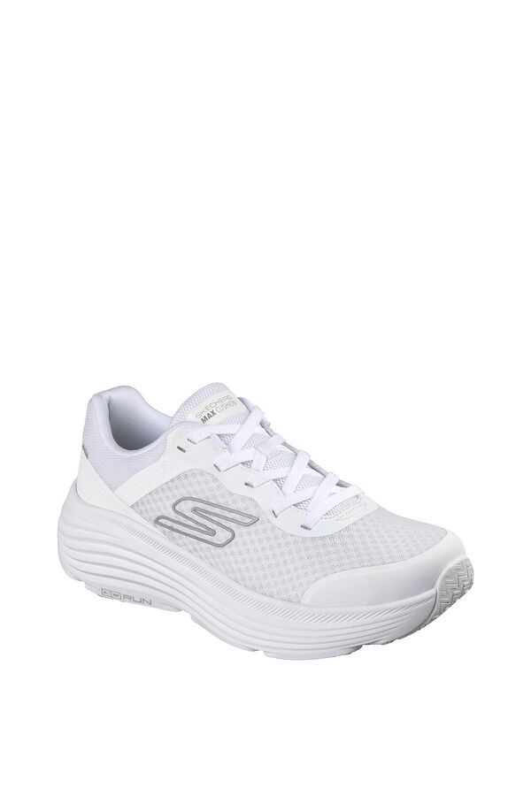 Skechers T&ecirc;nis com amortecimento m&aacute;ximo branco
