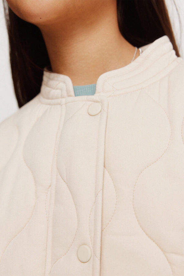 Springfield Kids Casaco com ondas para menina branco