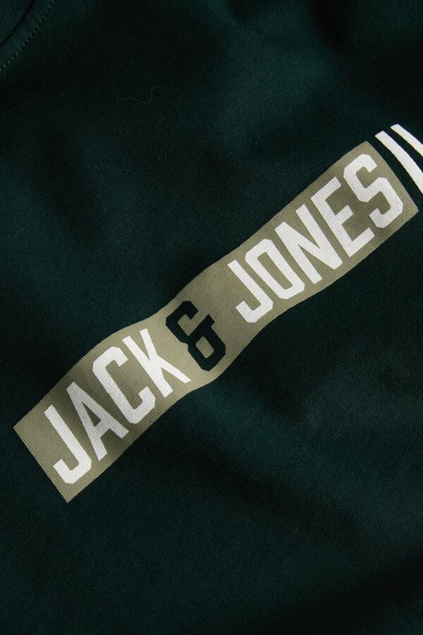 Jack & Jones PLUS T-shirt de manga curta com logo azul