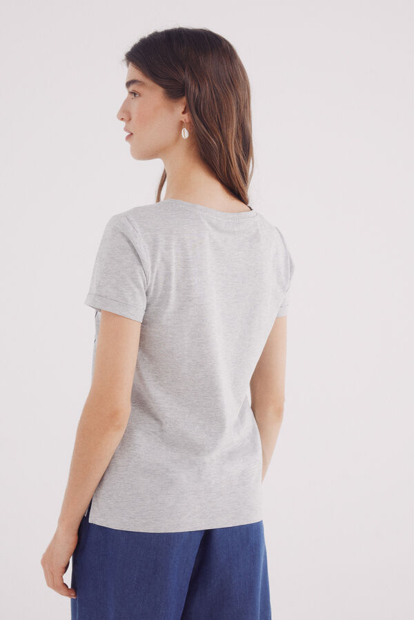 Springfield "Daily fresh seafood" T-shirt grey