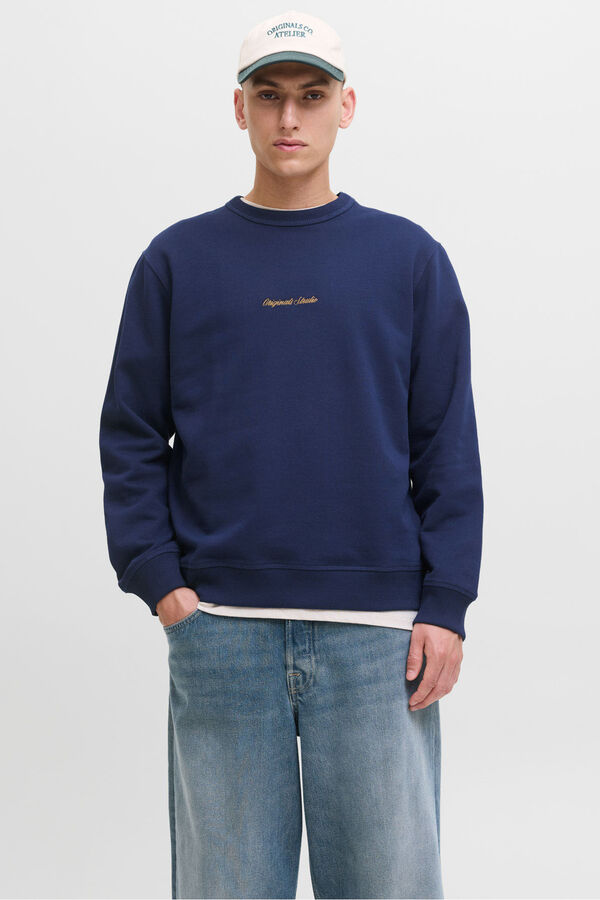 Jack & Jones Sweatshirt original do estúdio azul