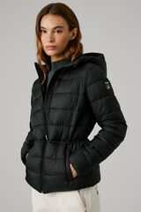 Pepe Jeans Jaqueta acolchoada com capuz preto
