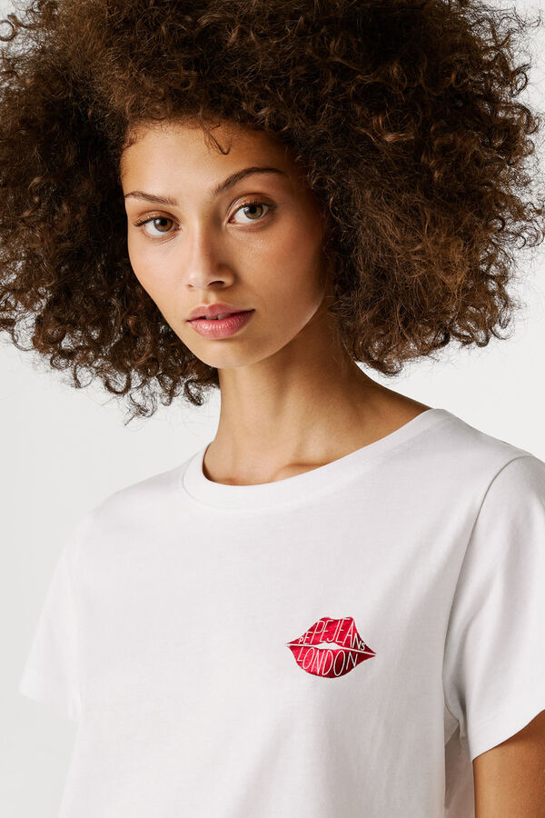 Pepe Jeans Camisola de manga curta branco