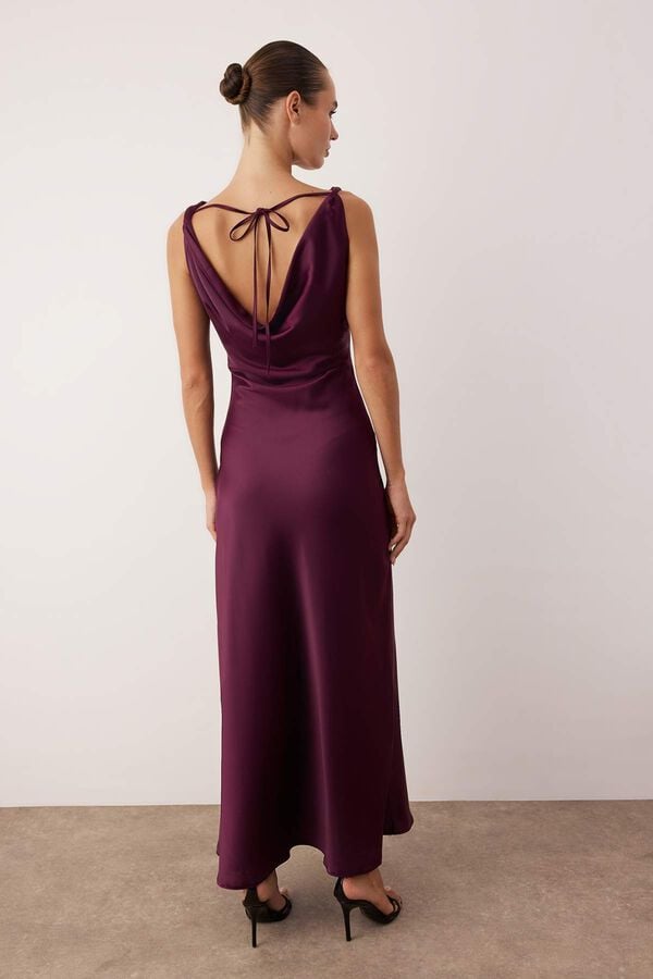 Trendyol Vestido comprido sem mangas rosa