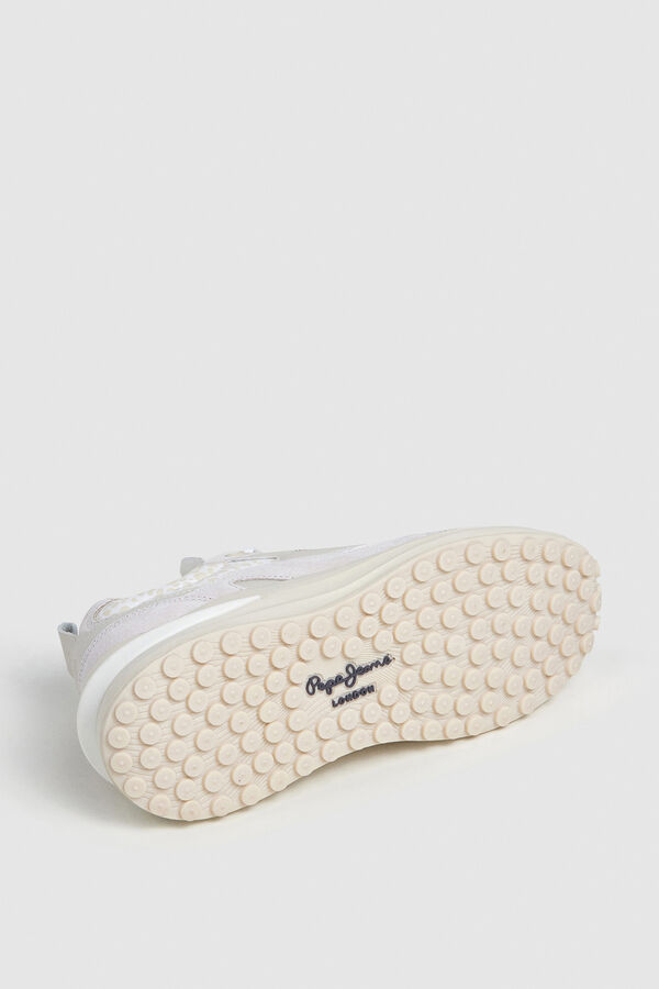 Pepe Jeans Tênis com detalhes de estampa animal bege