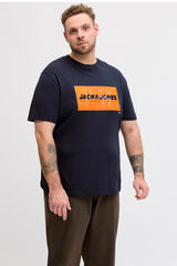 Jack & Jones PLUS T-shirt logo azul