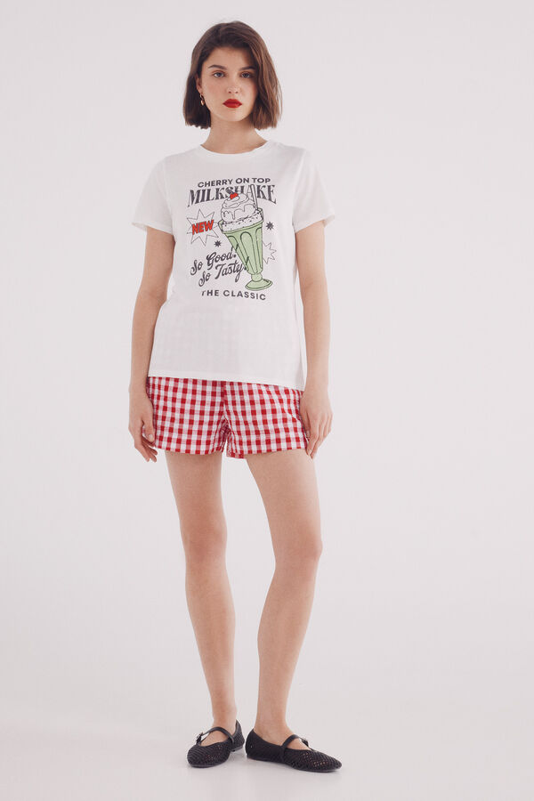 Springfield Camiseta "Amor de cereja" estampado