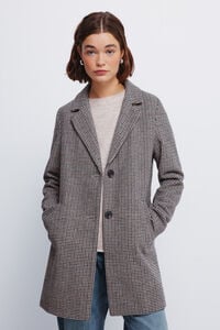 Springfield Casaco sobretudo com gola de lapela