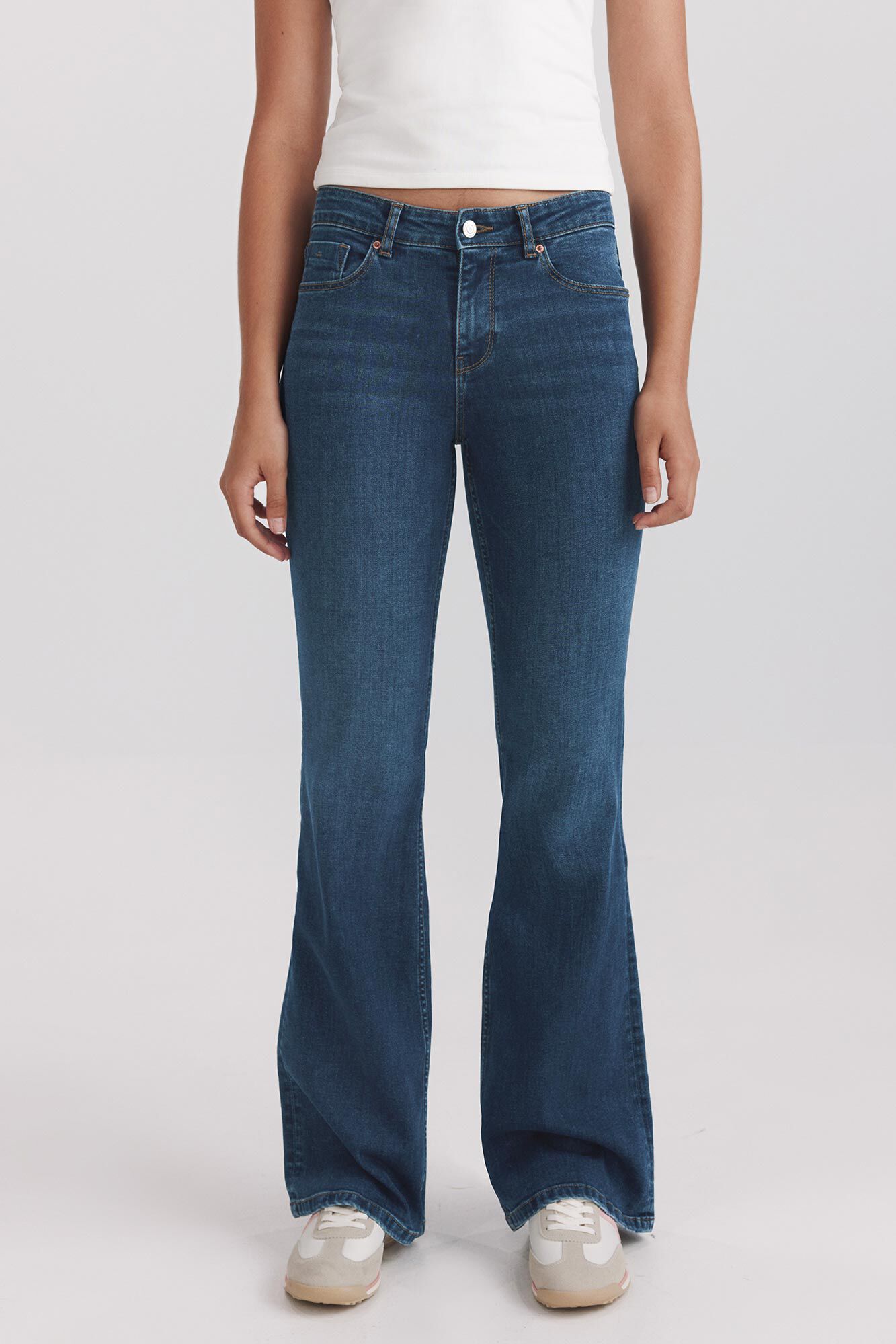 Springfield Jeans bootcut flare tiro bajo