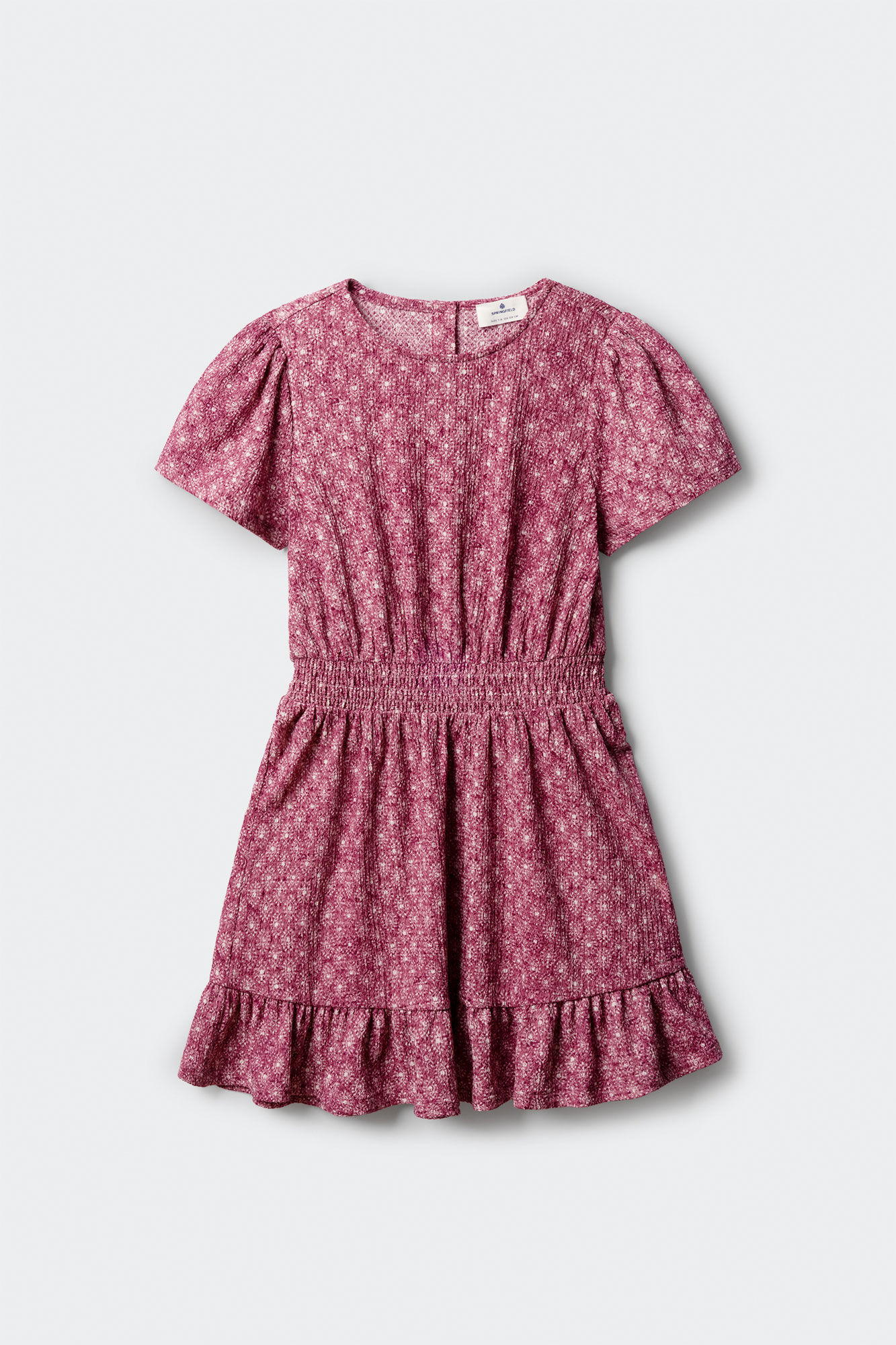 Springfield Kids Vestido de menina manga curta IKAT