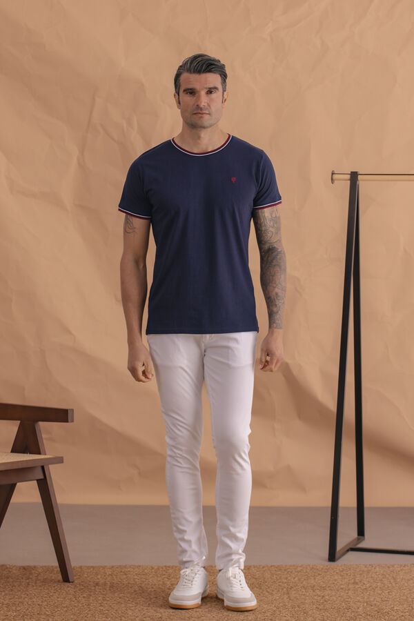 Celopman T-shirt b&aacute;sica azul