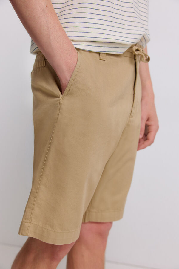 Springfield Bermuda leve relaxed fit bege