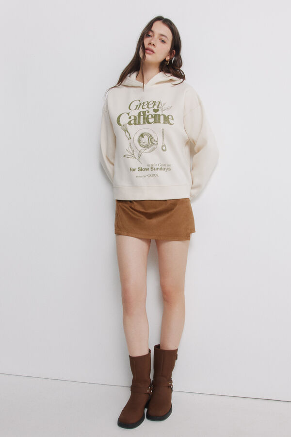 Springfield Sweatshirt com capuz castanho