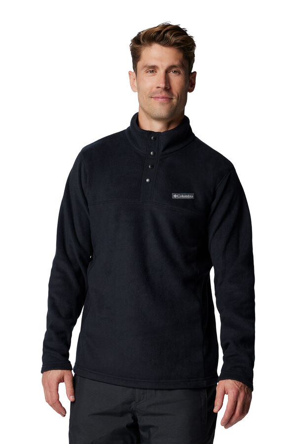 Columbia polar para homem Steens Mountain™ II com zíper e meio fecho preto