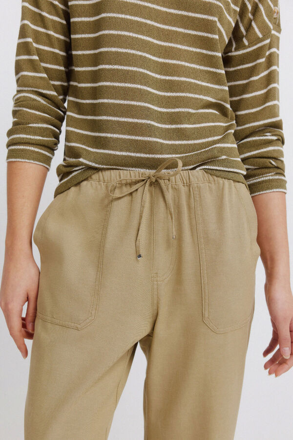 Springfield Cal&ccedil;as Jogger bege