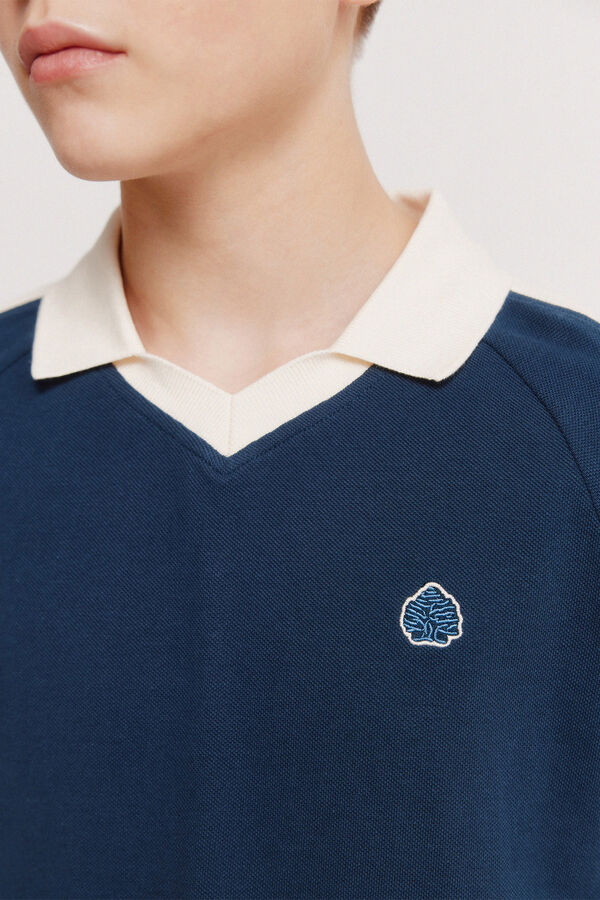 Springfield Kids Polo cortados y cosidos ni&ntilde;o azul