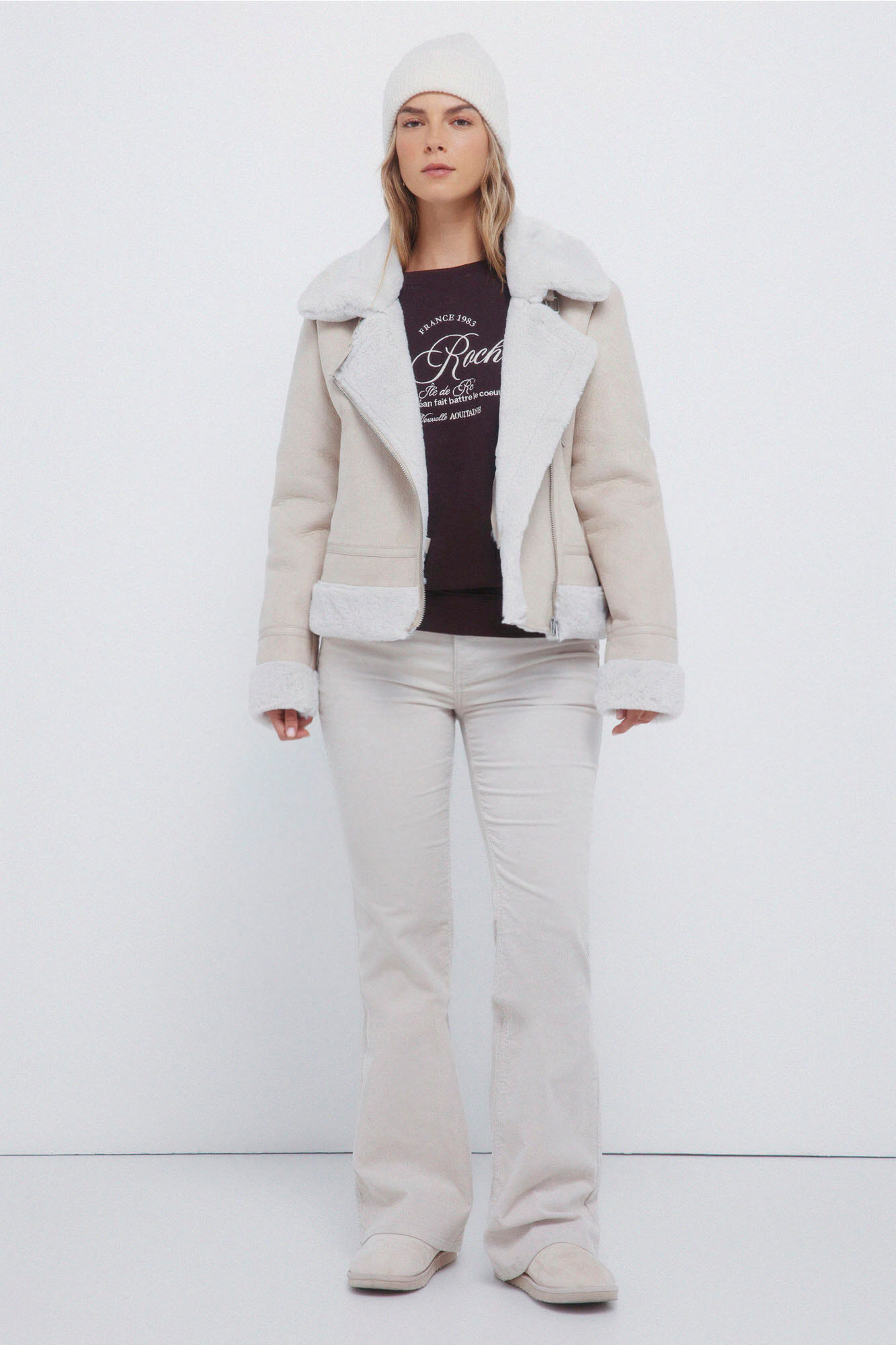 Springfield Pantalones pana low flare