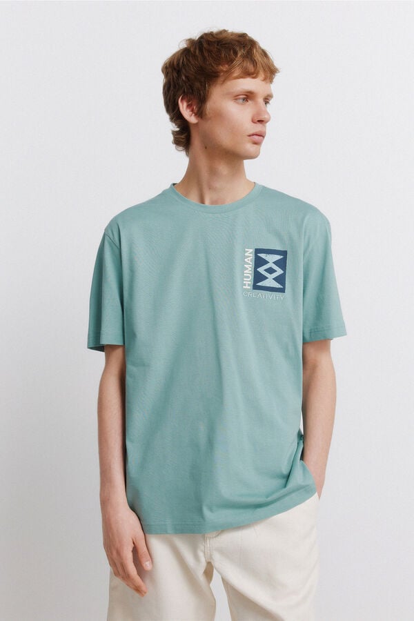 Springfield T-shirt human creativity azul