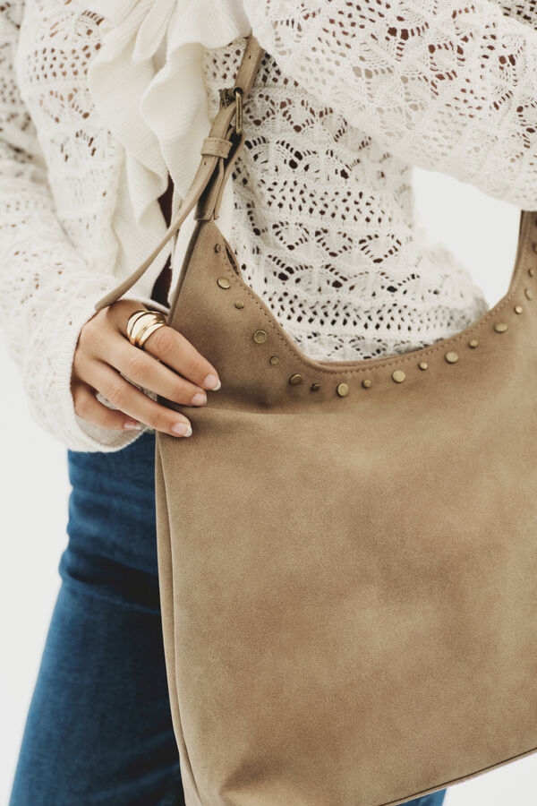 Springfield Bolsa cravejada cru