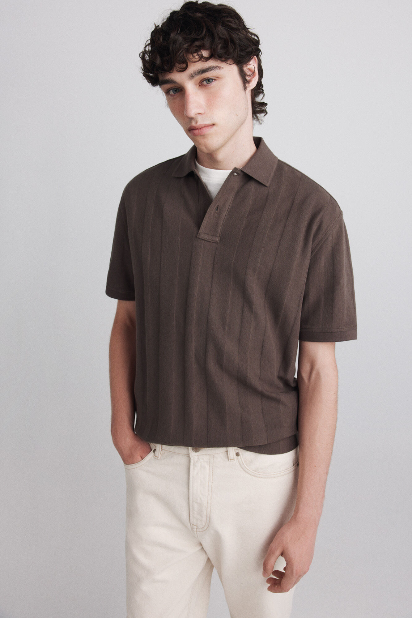 Springfield Polo de estrutura regular fit