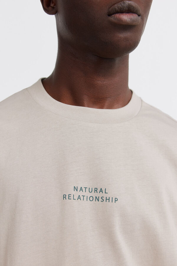 Springfield T-shirt natural cru