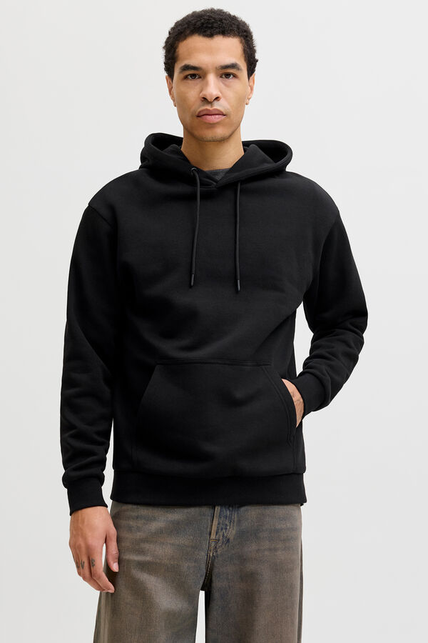 Jack & Jones Basic hooded sweatshirt black