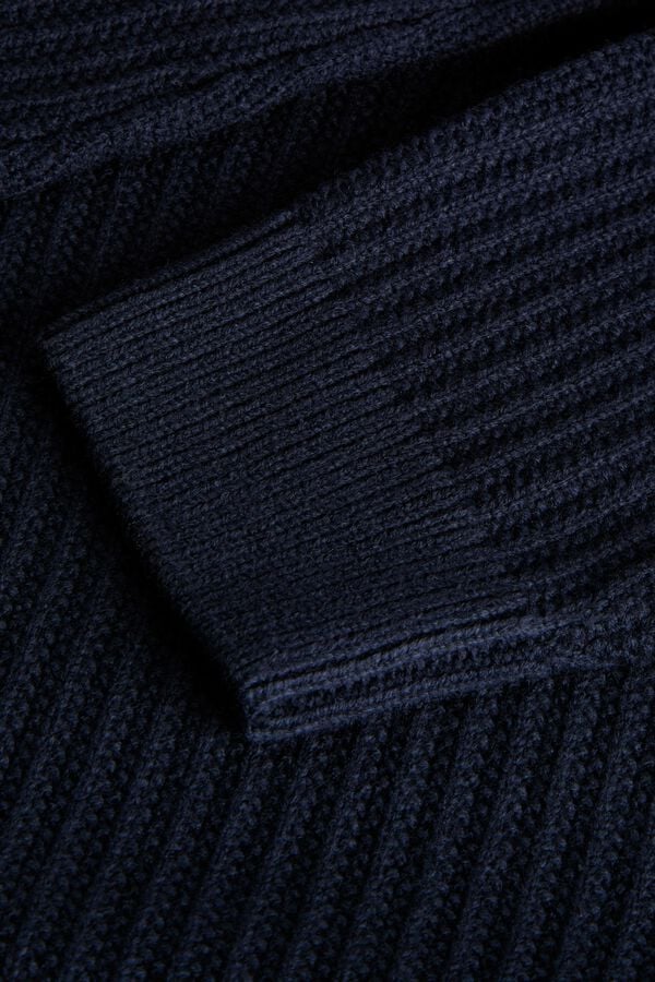 Jack & Jones PLUS Camisola relaxed gola redonda azul