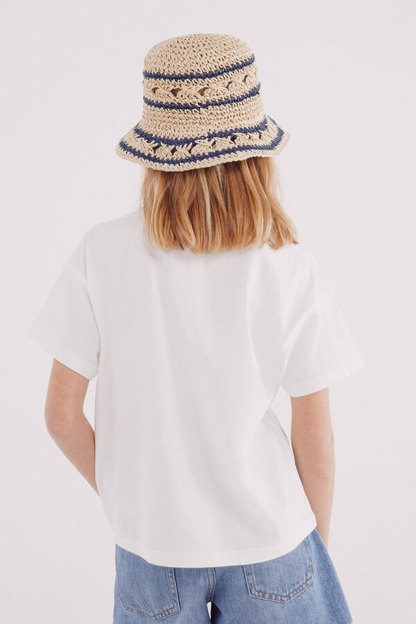 Springfield Kids Camiseta da menina cereja branco