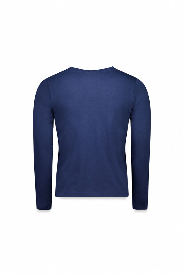 Columbia Camiseta Columbia Feminina Rolling Bend™ estampado manga comprida azul