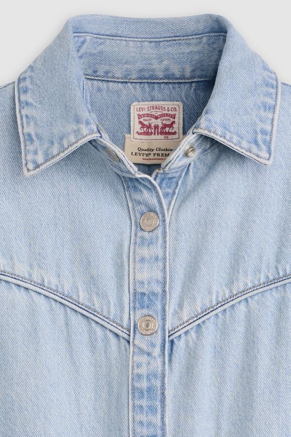 Levi's Vestido curto jeans azul