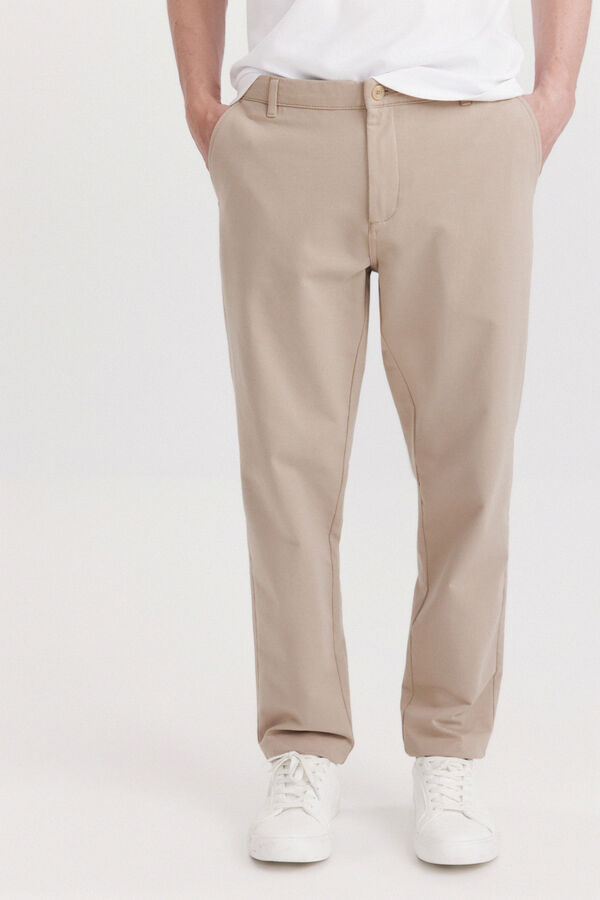Springfield Cal&ccedil;as chino comfort knit bege