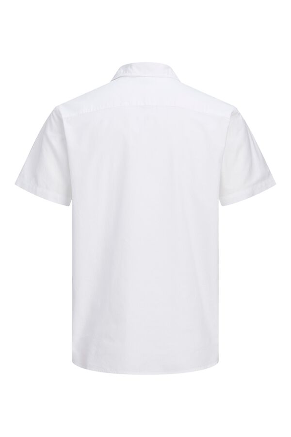 Jack & Jones Camisa oxford regular fit branco