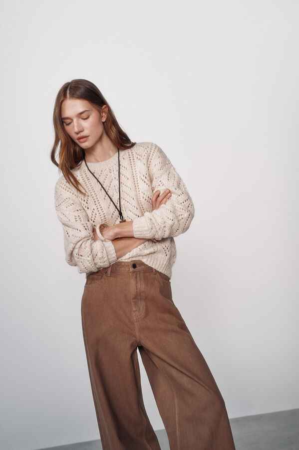 High Spirits Calça Jeans Ember cru