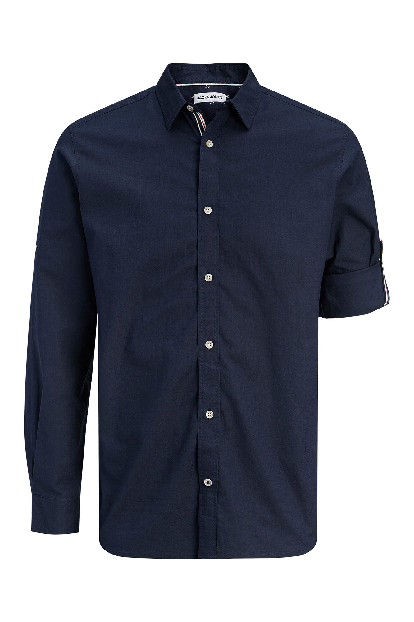 Jack & Jones Camisa manga comprida em algod&atilde;o