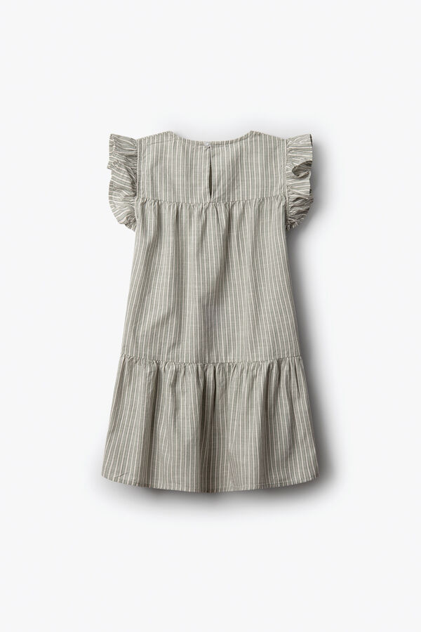 Springfield Kids Vestido riscas menina verde