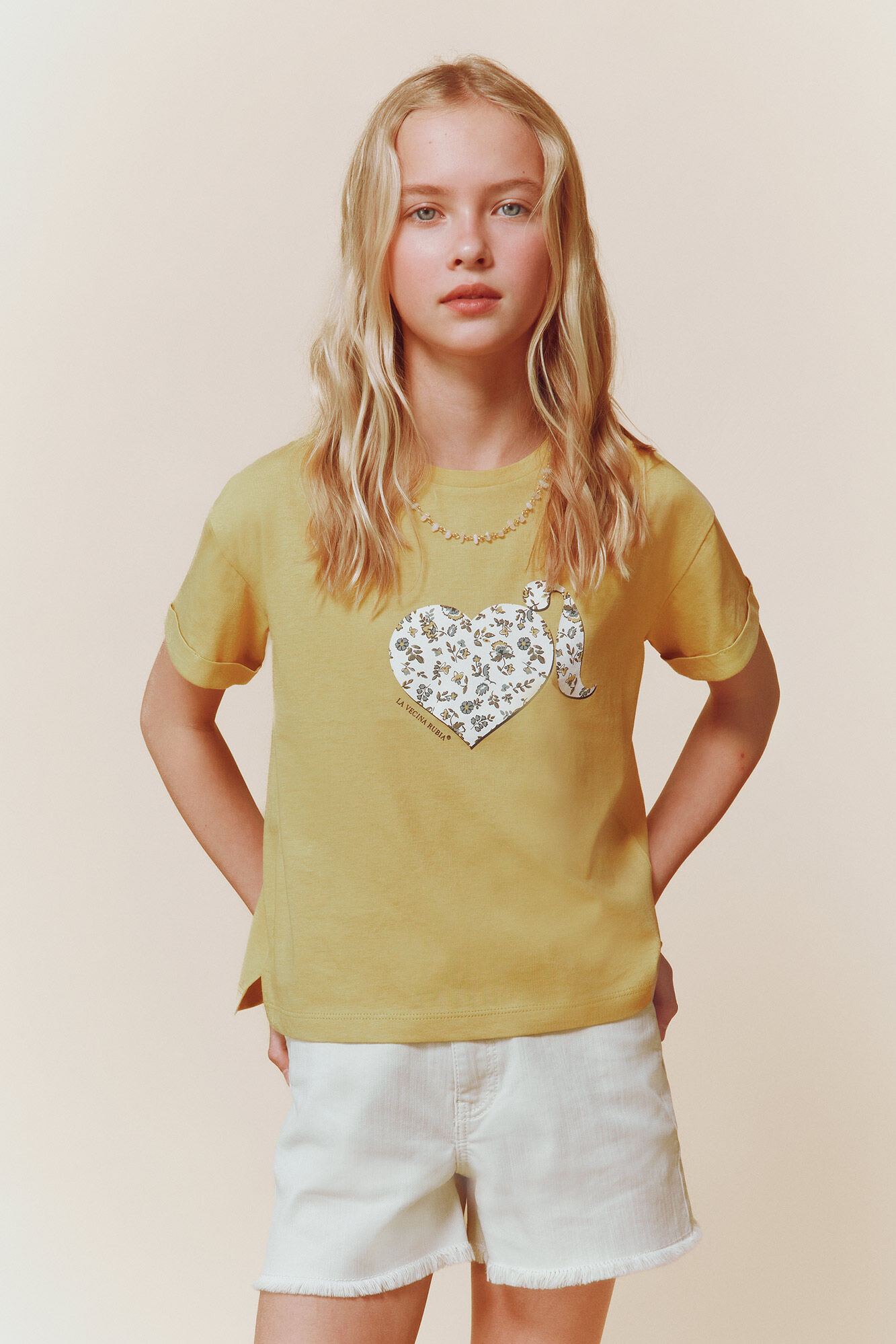 Springfield Kids T-shirt "Cora&ccedil;&atilde;o com cabel&atilde;o"